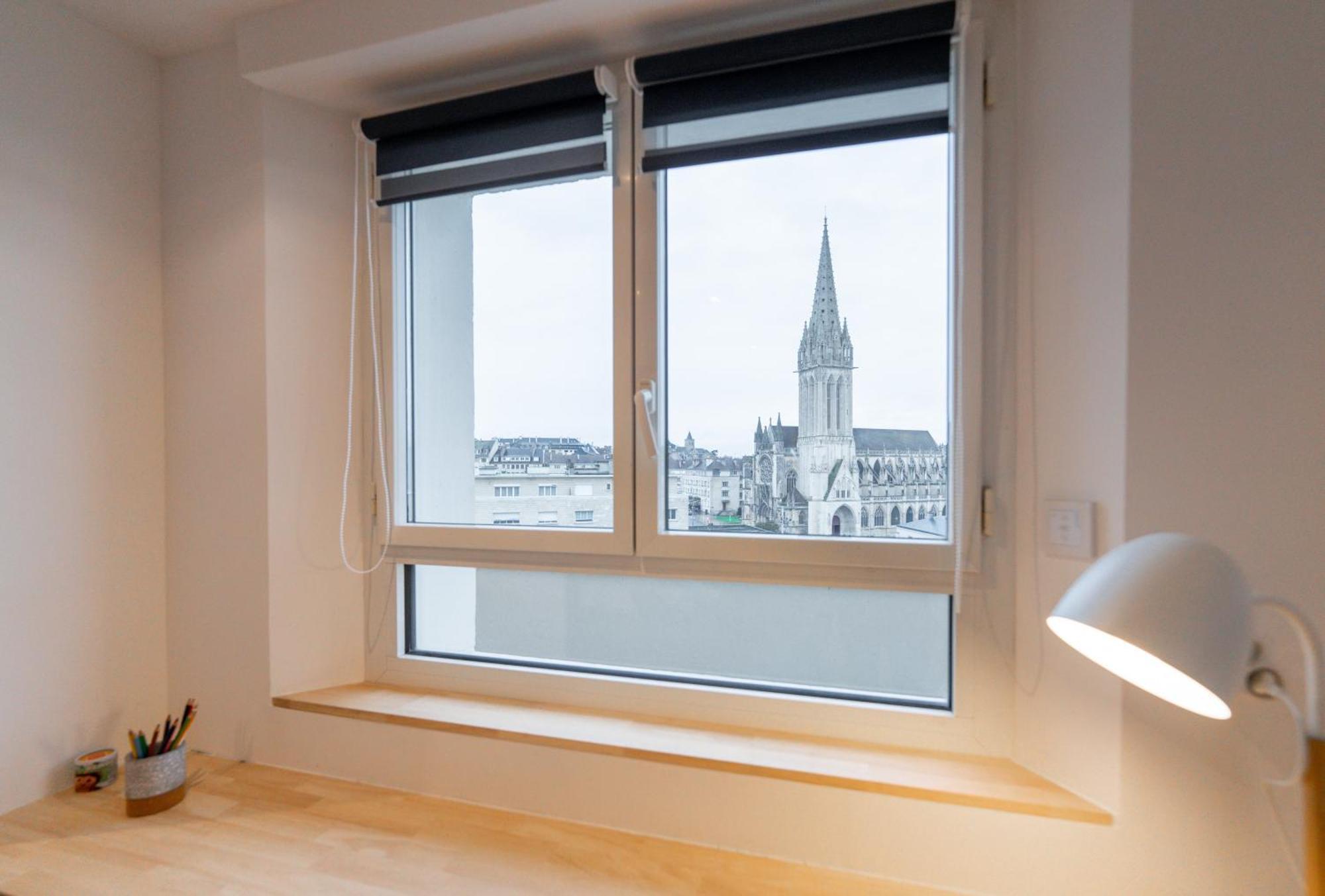 Appt Premium Centre Chateau Terrasse 2 Chambres 6P Vue Exceptionnelle Caen Dış mekan fotoğraf